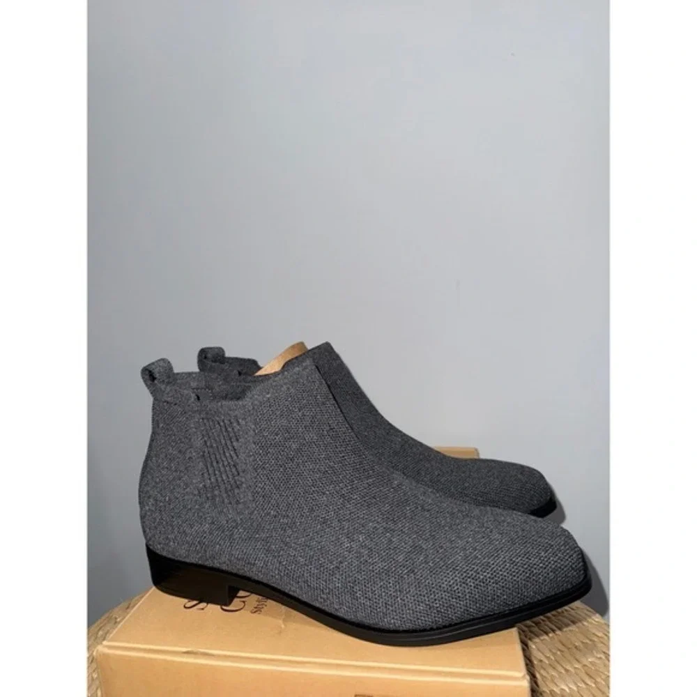 VIVAIA Water-Repellent Square-Toe Ankle Boots‎ Gray Everyday EU/41.5W US/10W